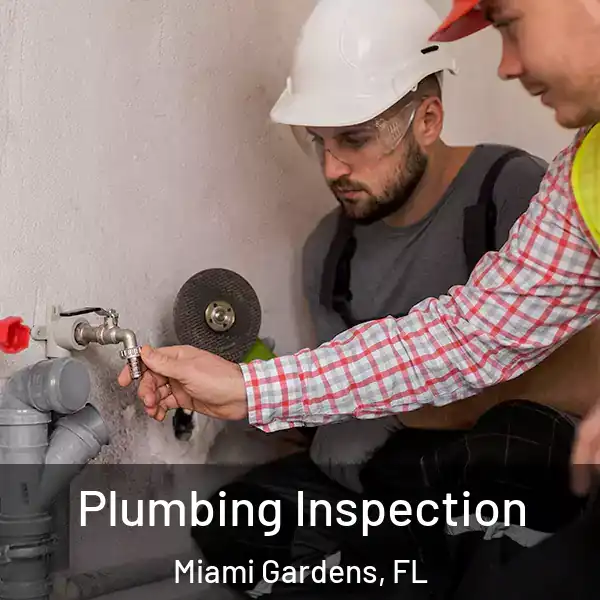  Plumbing Inspection Miami Gardens, FL